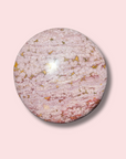 Large Pinkish Purple Sea Jasper Palm Stone