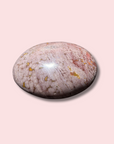 Large Pinkish Purple Sea Jasper Palm Stone