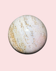 Pastel Orbicular Sea Jasper Sphere With Hints of Pink