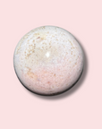 Pastel Orbicular Sea Jasper Sphere With Hints of Pink