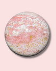 Pink Strawberry Milkshake Sea Jasper Sphere