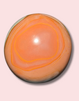 Rare XL Peachy Pink Polychrome Jasper Sphere (4+ lbs)