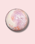 Pretty Pink & Purple Amethyst x Flower Agate Sphere With Quartz - Made in Mother Nature
