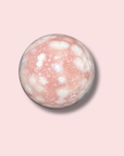 Gorgeous Raspberry Pink Amethyst x Flower Agate Sphere - Made in Mother Nature