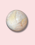 Gorgeous Raspberry Pink Amethyst x Flower Agate Sphere - Made in Mother Nature
