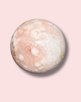 Stunning Pink Amethyst x Flower Agate Sphere With Druzy Cave - Made in Mother Nature