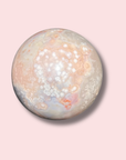 Orby Pink Amethyst x Flower Agate Sphere With Beautiful Colors - Made in Mother Nature