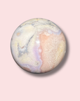 Soothing Pink Amethyst x Flower Agate Sphere - Made in Mother Nature