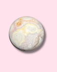 Stunning Pastel Pink Amethyst x Flower Agate Sphere - Made in Mother Nature