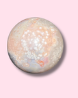 Orby Pink Amethyst x Flower Agate Sphere With Beautiful Colors - Made in Mother Nature