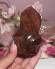 Fiery Red Carnelian Flame