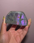 Vibrant Purple Labradorite Freeform