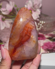 Carnelian Freeform With Pretty Banding