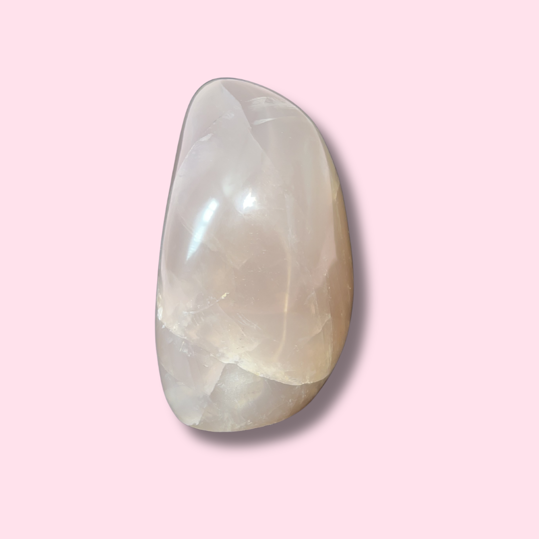 Smoky Blue Star Rose Quartz Freeform - Made in Mother Nature