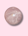 Lavender Star Rose Quartz Sphere - Made in Mother Nature