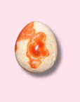 Quartzy Carnelian Egg With Druzy Cave - Made in Mother Nature