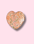 Old Stock Pink Ocean Jasper Heart - Made in Mother Nature