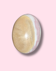 Pastel Pink Sea Jasper Palm Stone - Made in Mother Nature