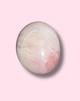 Gorgeous Pink Sea Jasper Palm Stone - Made in Mother Nature