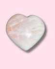 Soothing Pastel Pink Sea Jasper Heart - Made in Mother Nature