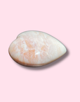 Soothing Pastel Pink Sea Jasper Heart - Made in Mother Nature