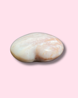 Soothing Pastel Pink Sea Jasper Heart - Made in Mother Nature