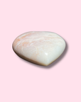 Soothing Pastel Pink Sea Jasper Heart - Made in Mother Nature