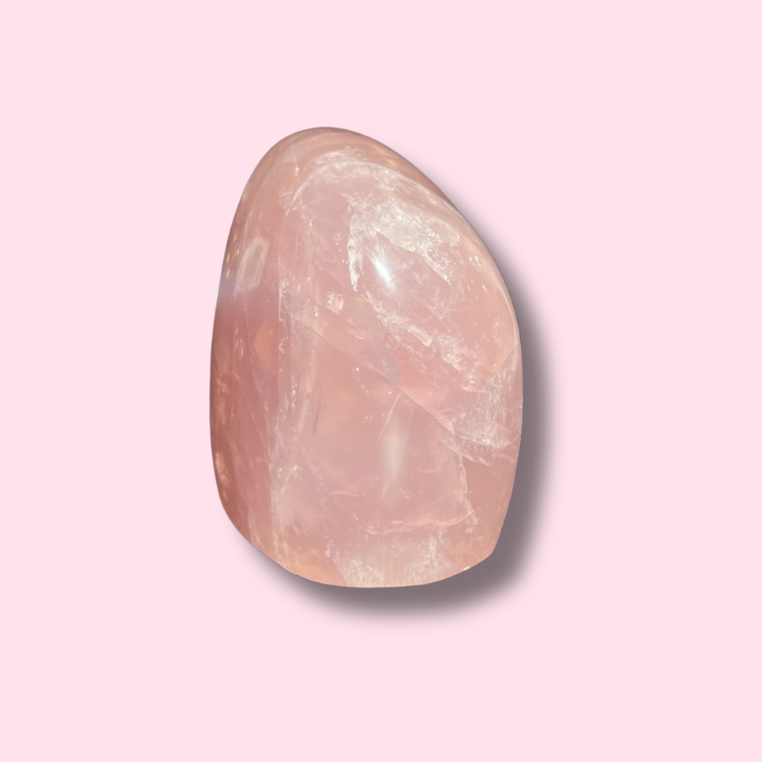 Juicy Pink Star Rose Quartz Freeform - Made in Mother Nature