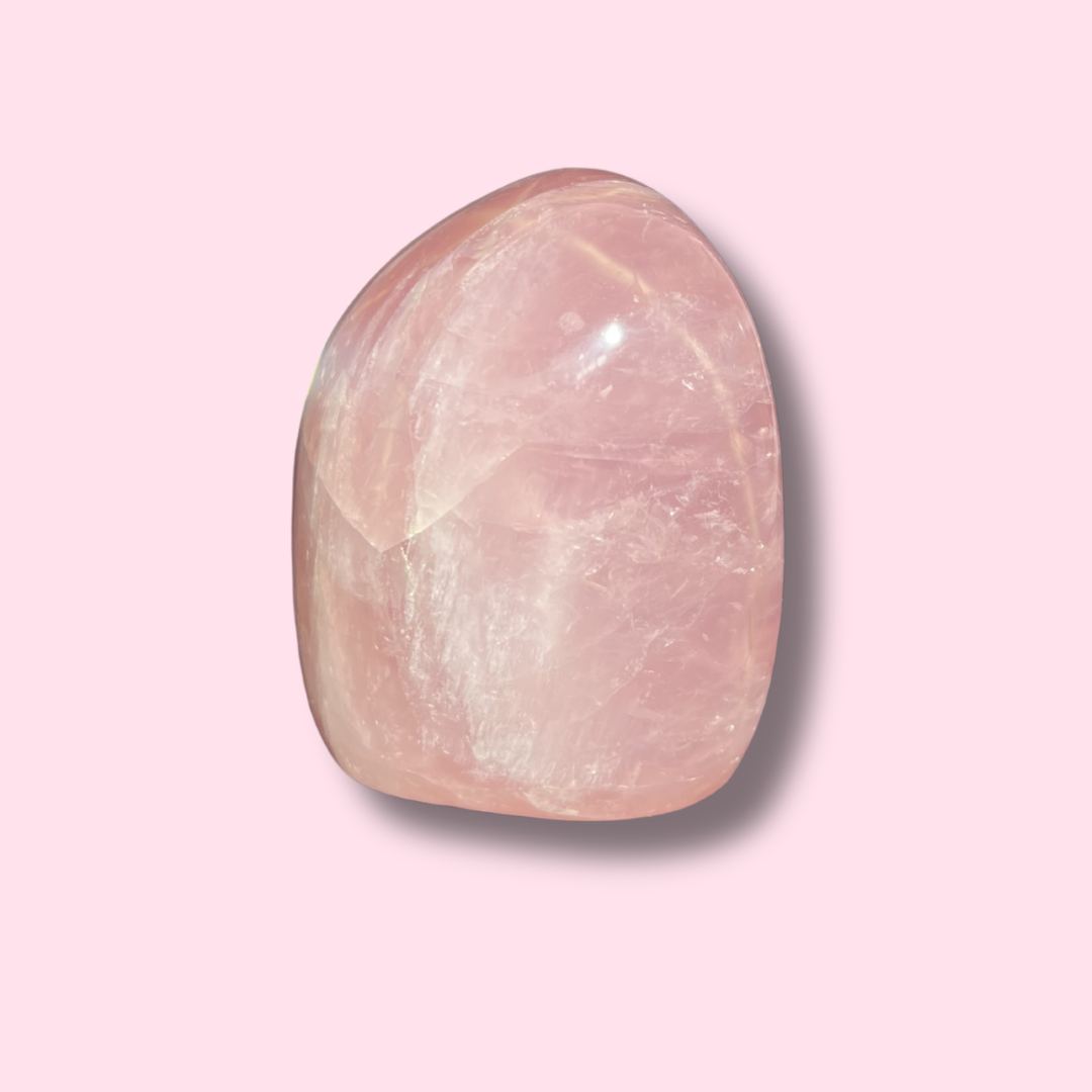 Juicy Pink Star Rose Quartz Freeform - Made in Mother Nature