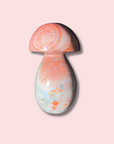 Cute Red & Blue Sea Jasper Mushroom - Made in Mother Nature