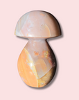 XL Pretty Peach Colored Sea Jasper Mushroom - Made in Mother Nature