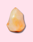 Pretty Pastel Banded Carnelian Flame - Made in Mother Nature