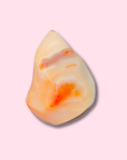 Pretty Pastel Banded Carnelian Flame - Made in Mother Nature