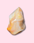 Funky Carnelian Flame With Cool Colors - Made in Mother Nature
