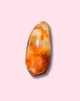 Funky Carnelian Freeform With Cool Inclusions - Made in Mother Nature