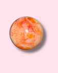 Pretty Carnelian Sphere With Pink Hue - Made in Mother Nature