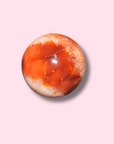 Pretty Carnelian Sphere With Pink Hue - Made in Mother Nature