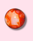 Amazing Vibrant Carnelian Sphere - Made in Mother Nature