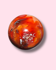 Amazing Vibrant Carnelian Sphere - Made in Mother Nature