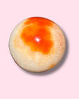 Quartzy Carnelian Sphere With Pink Center - Made in Mother Nature