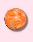 Gorgeous Pinkish Orange Carnelian Sphere - Made in Mother Nature