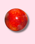 Gorgeous Pinkish Orange Carnelian Sphere - Made in Mother Nature
