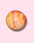Cute Carnelian Sphere With Quartz - Made in Mother Nature