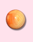 Cute Carnelian Sphere With Quartz - Made in Mother Nature