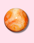 Amazing Quartz-Filled Carnelian Sphere - Made in Mother Nature