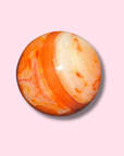 Amazing Quartz-Filled Carnelian Sphere - Made in Mother Nature