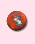 Moody Carnelian x Orca Agate Sphere - Made in Mother Nature