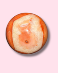 Pretty Carnelian Sphere With Baby Pink Patch - Made in Mother Nature