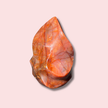 Fiery Red Carnelian Flame