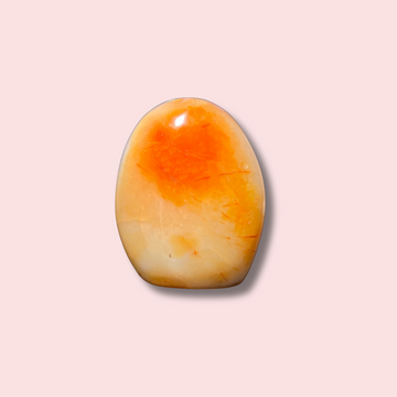 "Peaches & Cream" Carnelian Freeform